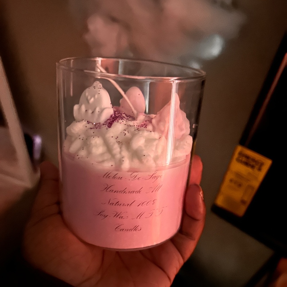 Pink Soy Candle